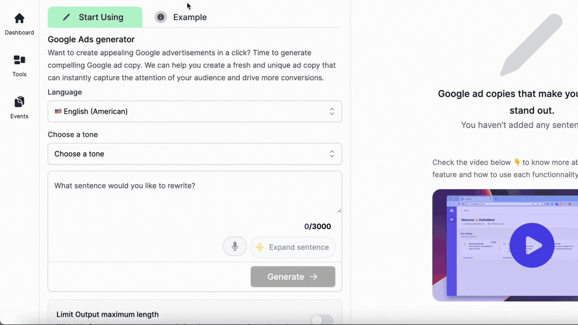 Product screenshot