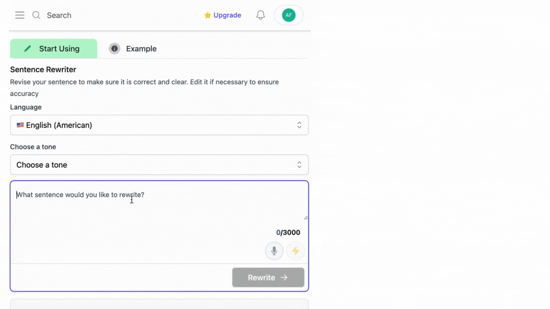 App screenshot